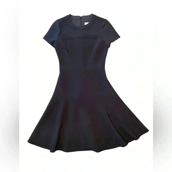 Kate Spade Black Fit and Flare Dress Size 00 - Picture 3 of 12